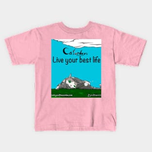 Live your best life caturdays Kids T-Shirt